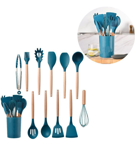 Kit 12 Utensílios Cozinha Qualidade Premium Resistente