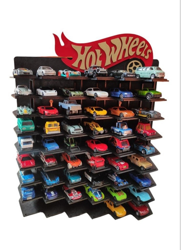 Exhibidor De Hot Wheels 54 Autos