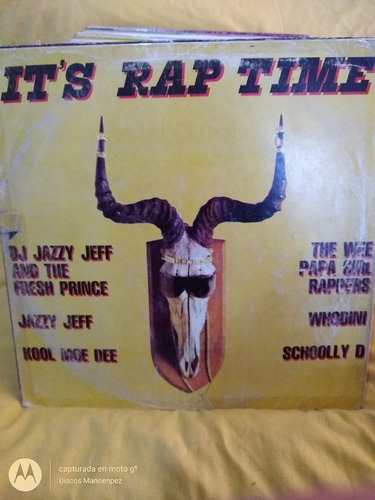 Vinilo It S Rap Time Dj Jazzy Jeff Kool Moe Dee Whodini E1