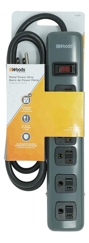 41617 Surge Protector Funcion Sobrecarga Seguridad 7 Punto