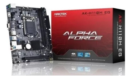 Tarjeta Madre Arktek Ak-h110m Eg Intel Core 7ma/8va Gen