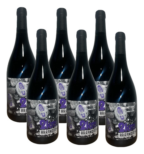 Vino 2 Km Arranque Cabernet Franc Caja X 6un - Finca Beth