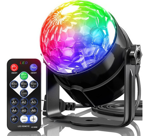 Luz Led De Feseta Globo De Color Rgb Láser Iluminación Dj A