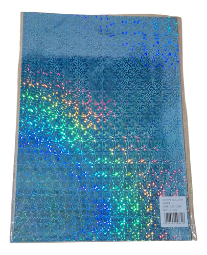 Cartulina Hologlitter 35x50cm X 10unidades Del Mismo Color Color Celeste