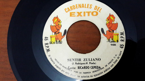 Disco Lp Cardenales Del Exito - El Negrito (1972) R20