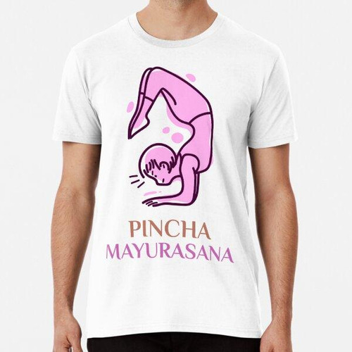 Remera Pincha Mayurasana, Pose De Yoga Algodon Premium