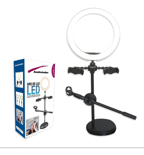 Aro De Luz Led Lampara De20cm 8 Tripie Soporte Portacelular