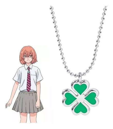 Collar Tokyo Revengers Trébol De 4 Corazones Tachibana