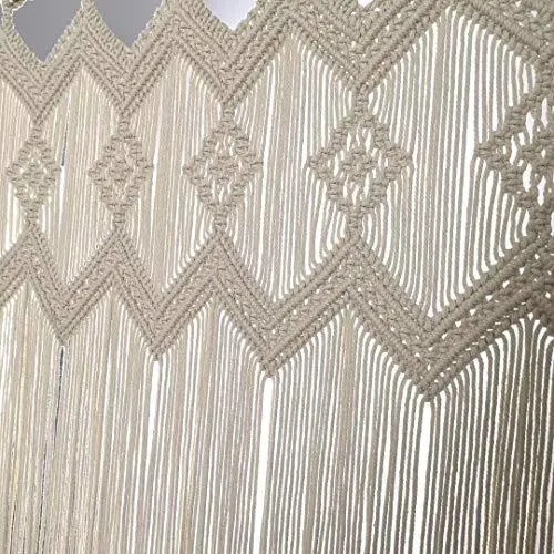 Achart Macrame Cortinas De Entrada Macramé Para Colgar En La