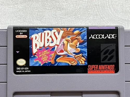 Bubsy super nintendo discount