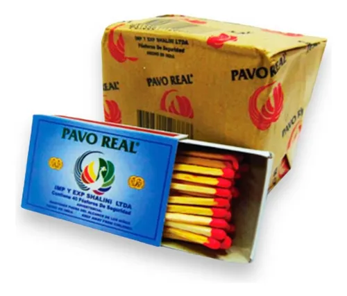 comprar Fosforos Pavo Real 10 Cajas