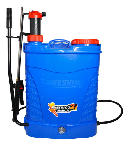 Pulverizador Costal 2 Em 1 Elétrico E Manual 20 L Kawashima Cor Azul