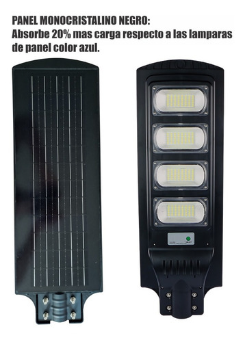 Imagen 4 de 8 de Lampara Solar De Alumbrado Publico 120w Con Sensor Y Soporte
