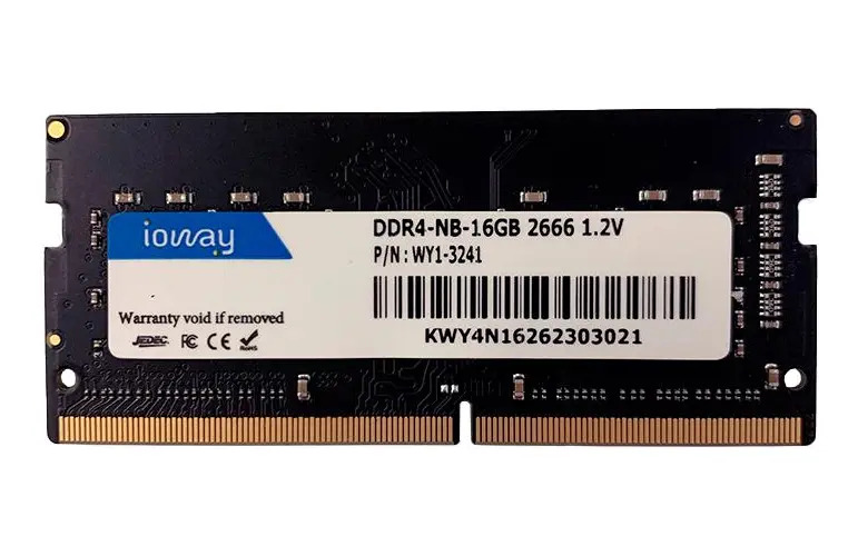 Memória Ram 16gb Ddr4 2666mhz Sodimm Ioway