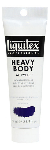 Tinta Acrílica Heavy Body Indanthrene Blue S3 59ml Liquitex