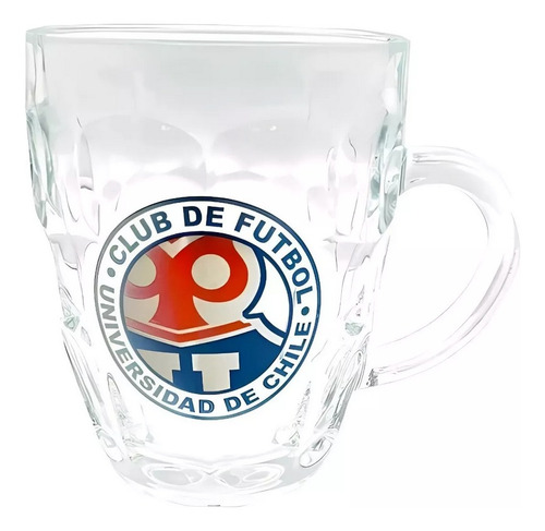 Shopero Vidrio U De Chile 580ml Beer Mug Cervecero Bar Futbo