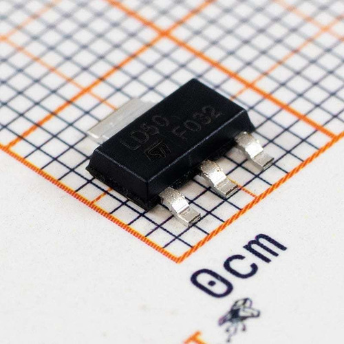 5 Pzs Regulador Smd Ld1117s50ctr