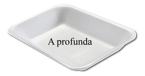 Imagen 2 de 3 de Bandeja Térmica Anime A1/a2 Llana/profunda X500 Unds