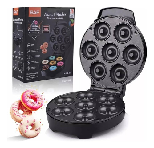 Maquina Donas 7 Moldes Antiadherente Raf