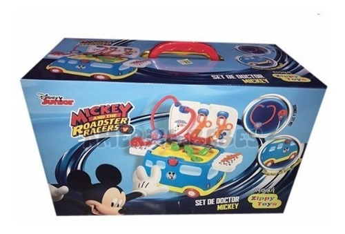 Autito Caminador Set De Doctor Mickey