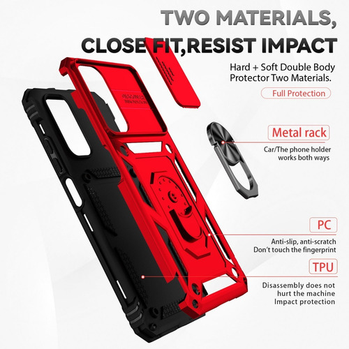Imagen 5 de 7 de Xiaomi Redmi Note 11 / 11s / Pro Carcasa Armor Camshield