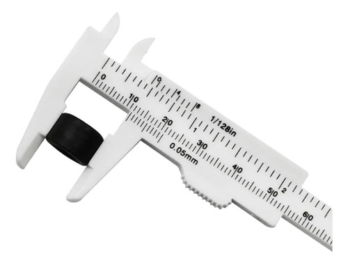 Mini Medidor De Plástico, Mxvej-005, 5pzas, Blanco, 0-80mm,