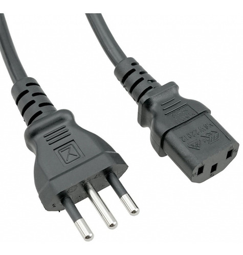 Cable De Poder Para Fuente Pc 3 En Línea 1.8 Premium X 10 U