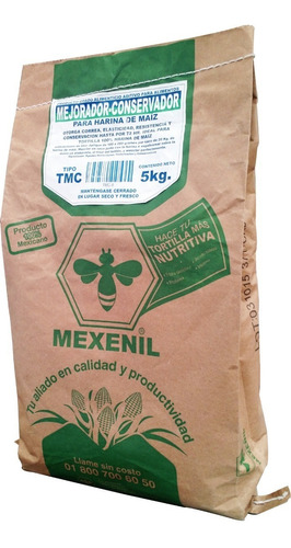 Mejorador Conservador Para Tortillas Maíz (tmc) 5kg Mexenil