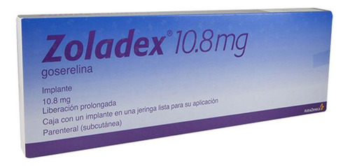 Zoladex 10.8 Mg 1 Jeringa Prellenada Liberación Prolongada