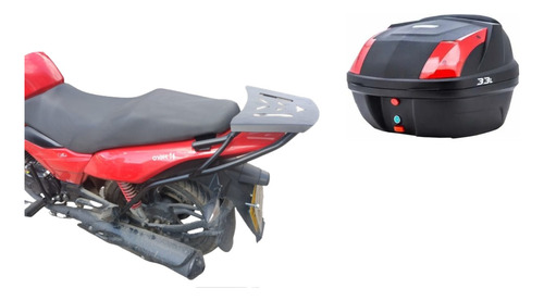 Parrilla Para Moto Ignitor 125 2020 Y Baúl Tomcat 33 Litros