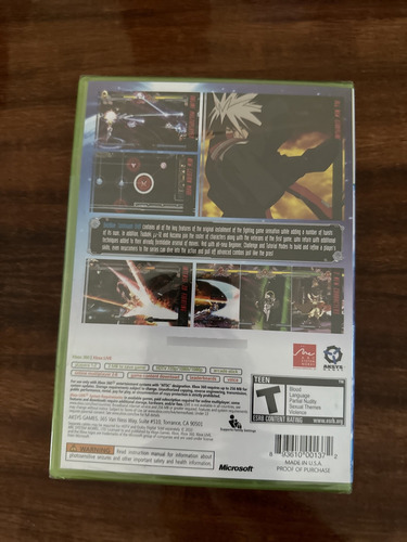Videojuego Blazblue: Continuum Shift Xbox 360 Sellado (Usado)