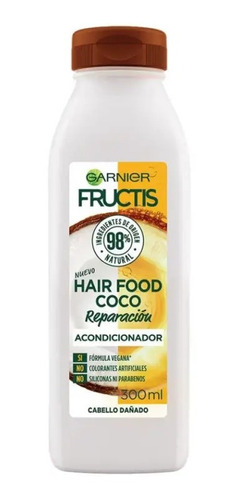Acondicionador Garnier Fructis Hair Food Coco 300 Ml