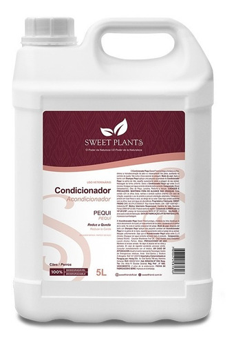 Condicionador Sweet Plants Pequi - Sweet Friend - Caes - 5l