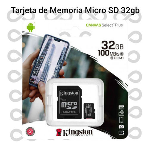 Tarjeta De Memoria Micro Sd Kingston 32gb