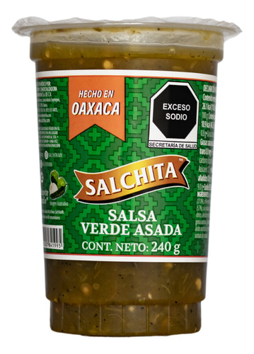 Salsa Verde Asada, Salchita 240 Gramos
