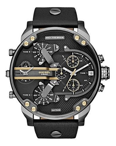 Diesel Watches Mr. Daddy 2.0 Multifunction Leather Reloj