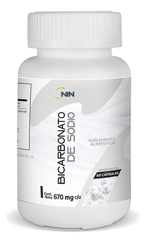 Kit C/3 Pz. Bicarbonato De Sodio 500mg 60capsulas 670mg Nin