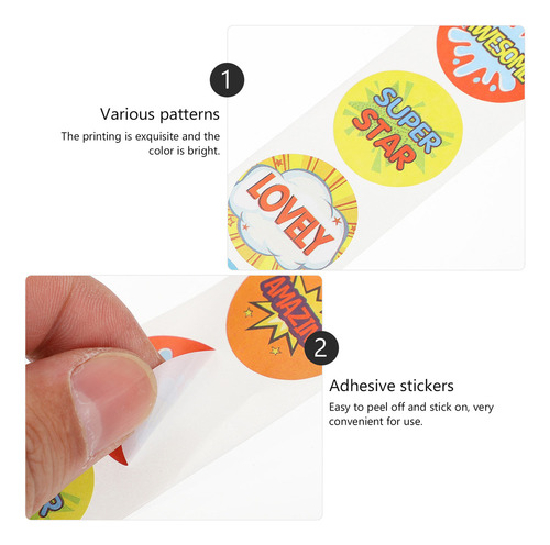 Pegatinas De Recompensa Para Niños En Forma De Apliques, 4 R