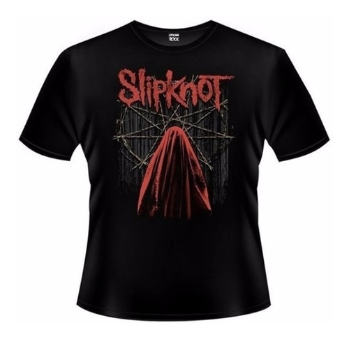 Camiseta Slipknot Modelo Novo Preta