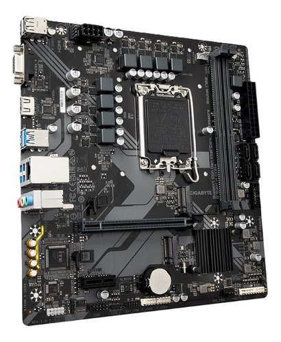 Tarjeta Madre Gigabyte B760m H Ddr4 S-1700 4x Ddr5 7600mhz