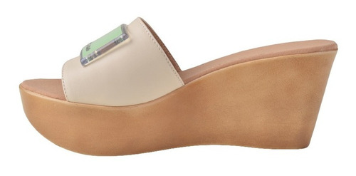 Imagen 5 de 7 de Zuecos Mules Chanclas De Mujer De Cuero Nin - Ferraro