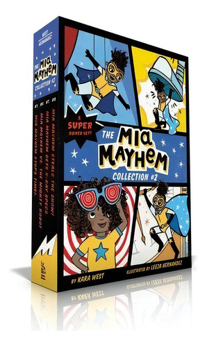 The Mia Mayhem Collection #2 (boxed Set): Mia Mayhem Stops Time!; Mia Mayhem Vs. The Mighty Robot..., De West, Kara. Editorial Little Simon, Tapa Blanda En Inglés