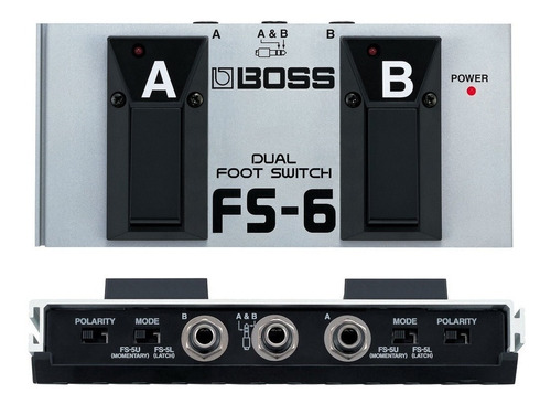Pedal Doble Dual Footswitch Boss Fs6 