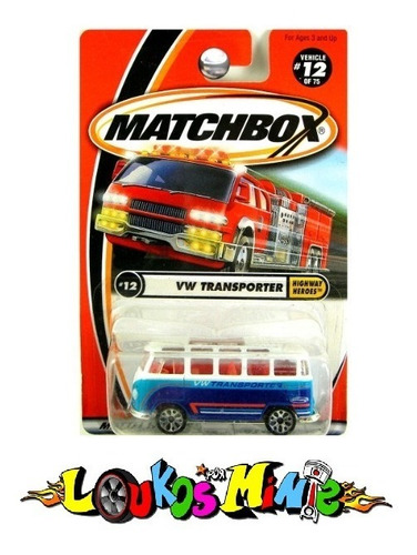 Matchbox Vw Transporter Highway Heroes Kombi 12/75