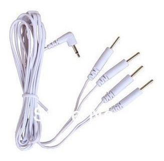 Cables Para Electromasaje Tenss De 4 Electrodos.