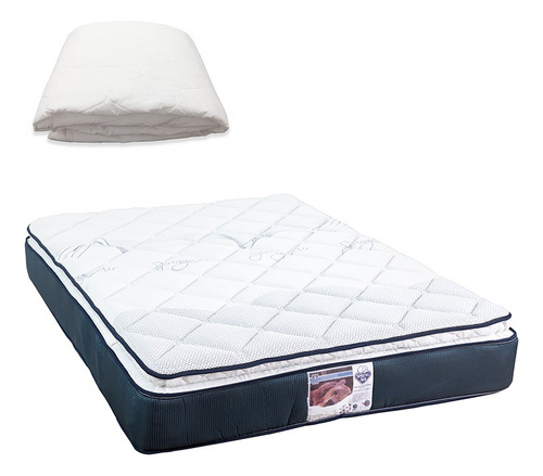 Colchon King Size Spring Air Mónaco + Protector De Colchón