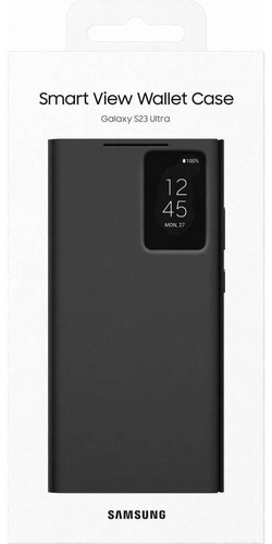 Samsung Galaxy S23 Ultra S-view Wallet Case Original Negro