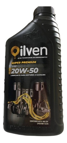 Aceite Mineral 20w50 Oilven