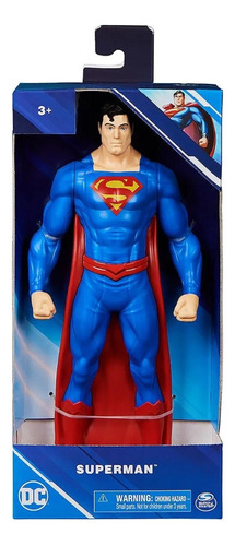 Boneco Super Man Liga Da Justiça Dc 24 Cm Sunny 2808