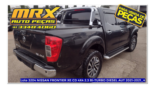 Sucata Nissan Frontier Xe Cd 4x4 2.3 Bi-turbo Aut 2021 Pecas